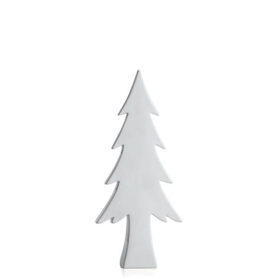 Cottage Kitchen SCHAUBEN & CO Decor | Zodax- Matte White Decorative Tree-Large