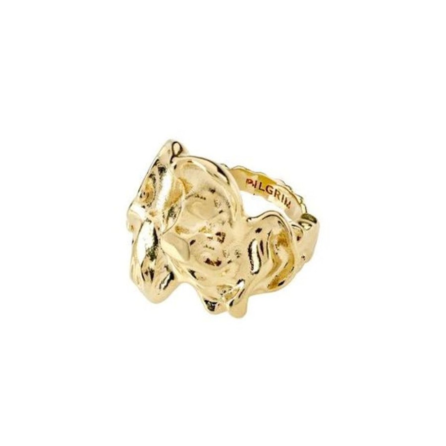 Women PILGRIM Jewelry | Pilgrim- Jadwiga Gold Organic Shaped Ring