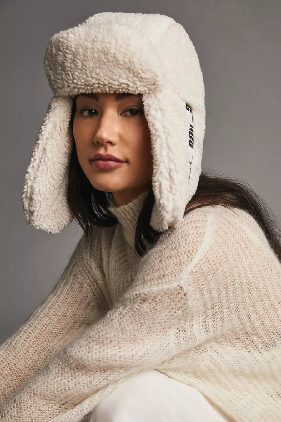 Women UGGS Hats | Ugg- Trapper Hat Sherpa Puff