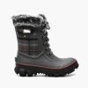 Women BOGS Casual Footwear | Bogs- Women'S Arcata Cozy Plaid Winter Boot Dk Grey Multi