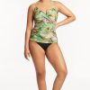 Women SEA LEVEL Tops | Sea Level- Ladies Lost Paradise Dd/E Cup Tankini Green