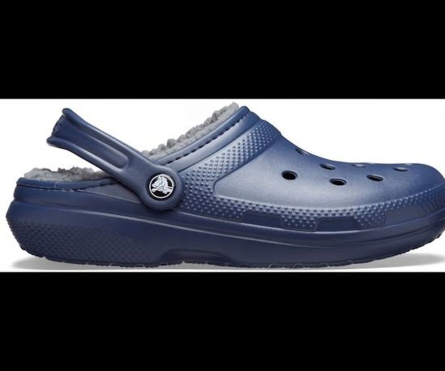 Women CROCS Casual Footwear | Crocs- Unisex Classic Lined Clog Navy