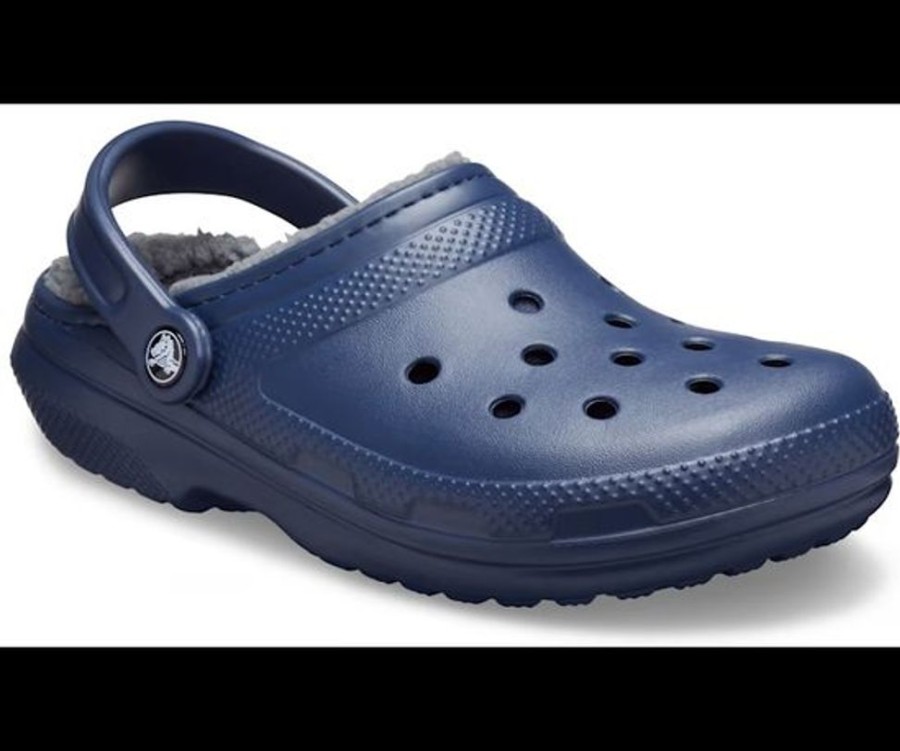 Women CROCS Casual Footwear | Crocs- Unisex Classic Lined Clog Navy