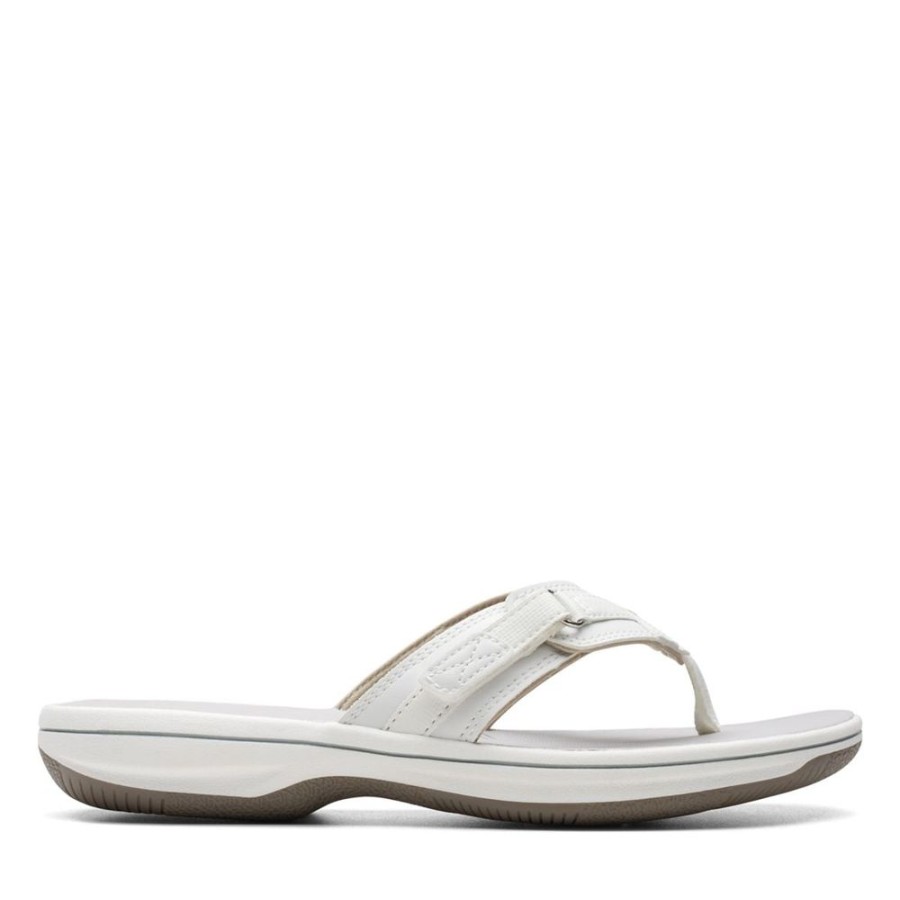 Women CLARKS Casual Footwear | Clarks- Women'S Breeze Sea Sandal White