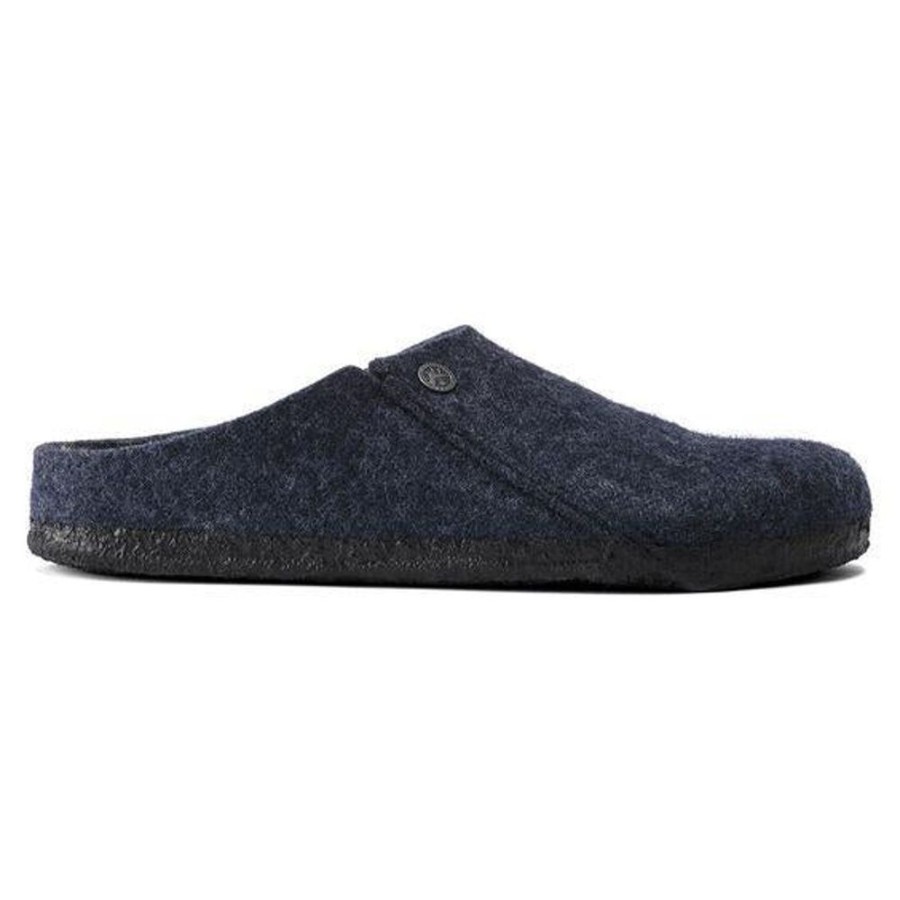 Women BIRKENSTOCK Casual Footwear | Birkenstock- Women'S Zermatt Sherling Shoe Dark Blue