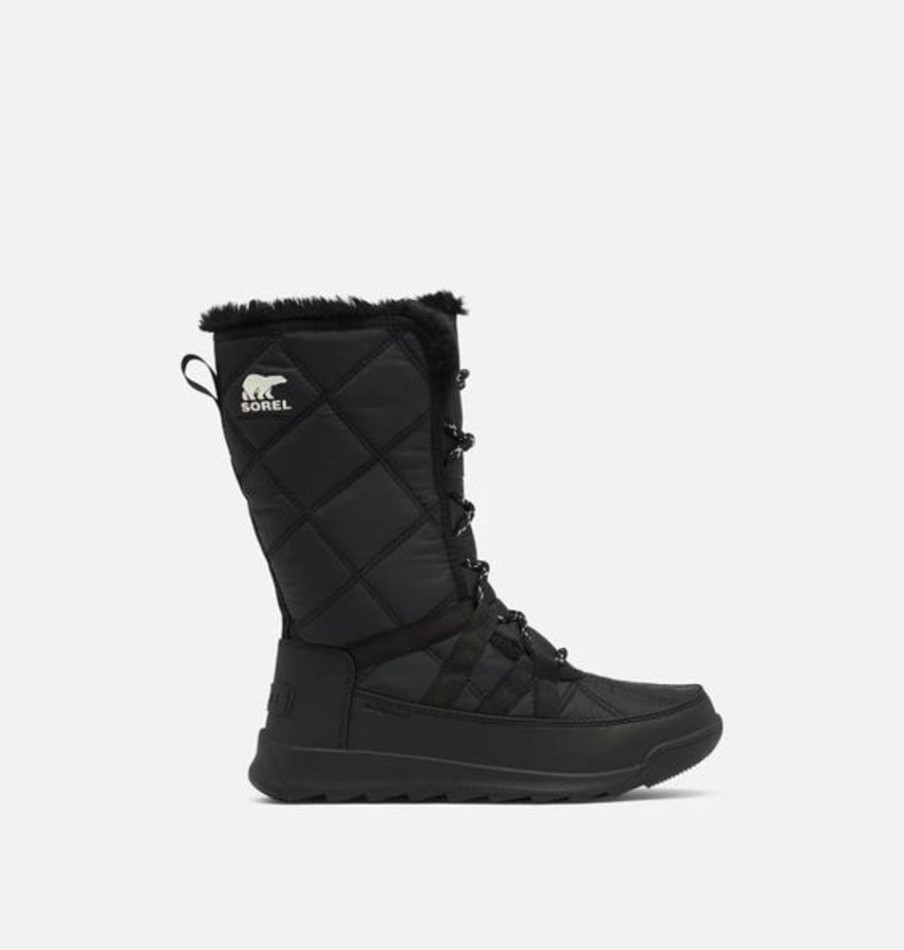 Women SOREL Winter Boots | Sorel- Women'S Whitney Ii Tall Lace Winter Boot Black