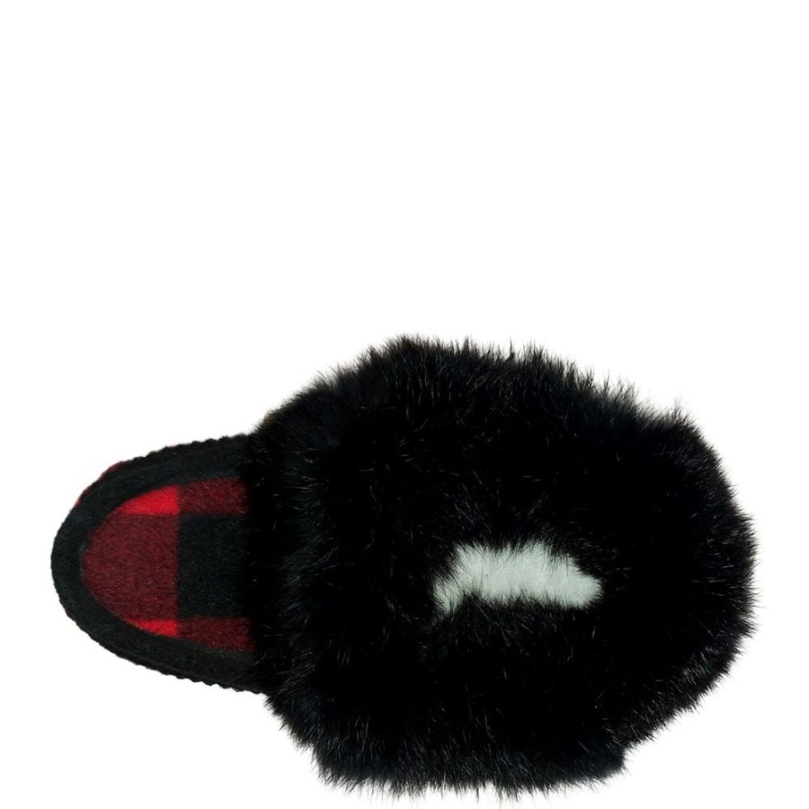 Women LAURENTIAN CHIEF Slippers | Laurentian Chief- Women'S 12606Ll Slipper Black