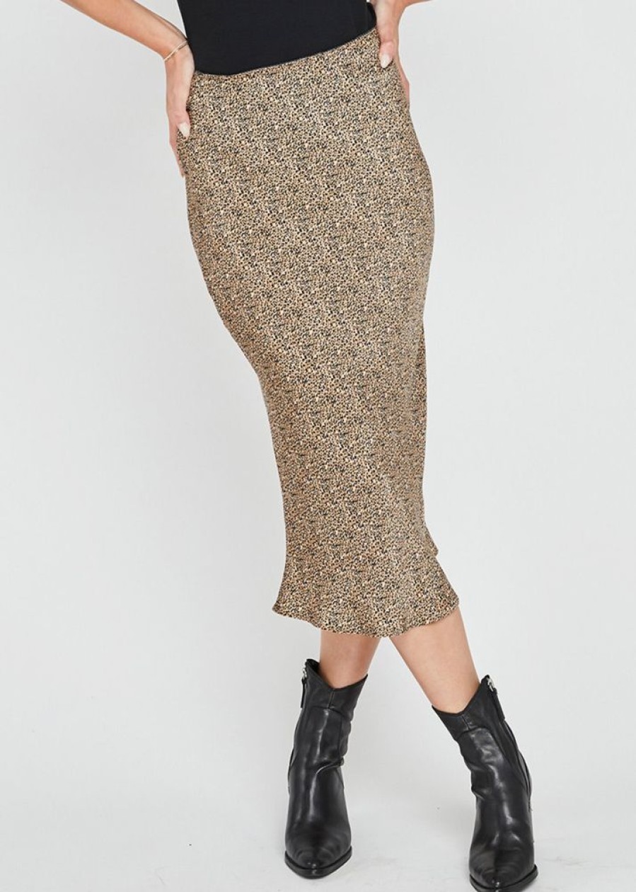 Women GENTLE FAWN Bottoms | Gentle Fawn- Florentine Skirt Sand Dapple