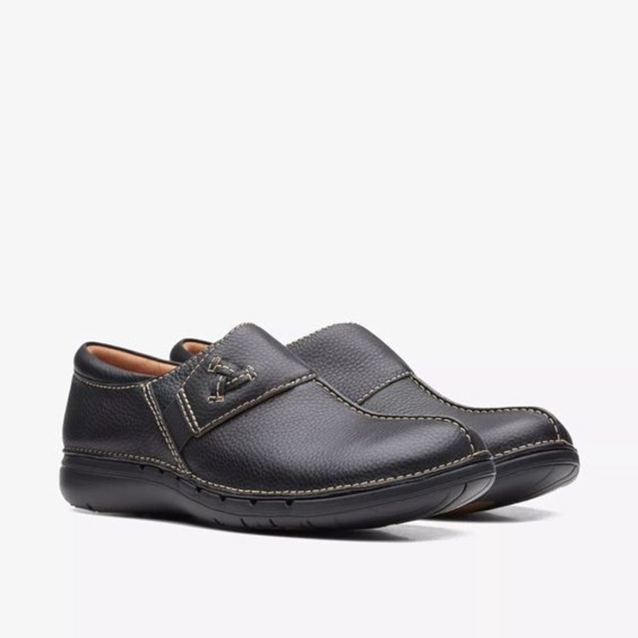 Women CLARKS Casual Footwear | Clarks- Women'S Un Loop Ave Shoe Black