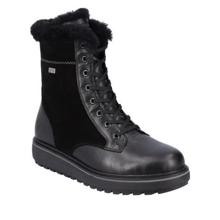 Women REMONTE Winter Boots | Remonte- Women'S D0U76-01 Winter Boot Black