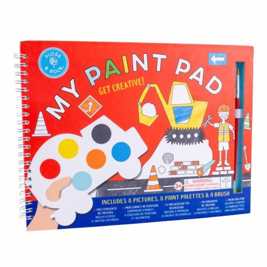 Kid FLOSS & ROCK Toys | Floss & Rock- My Painting Pad Construction