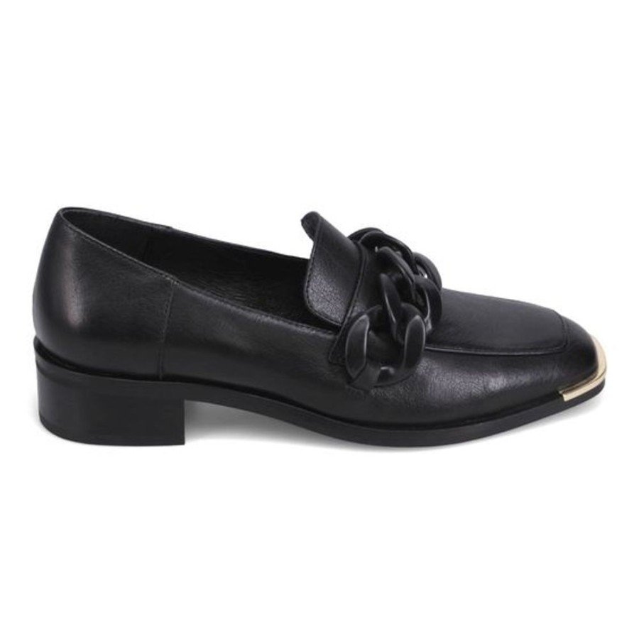 Women DJANGO & JULIET Dress Shoes | Django & Juliette- Women'S Fingal Dress Shoe Blk-Gold