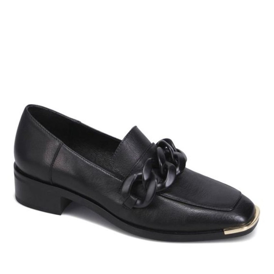 Women DJANGO & JULIET Dress Shoes | Django & Juliette- Women'S Fingal Dress Shoe Blk-Gold