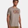 Men UNDER ARMOUR Tops | Under Armour- Men'S Ua Stacked Logo Fill T-Shirt Brown