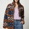 Women VELVET Coats & Jackets | Velvet- Laila Sherpa Jacket Multi