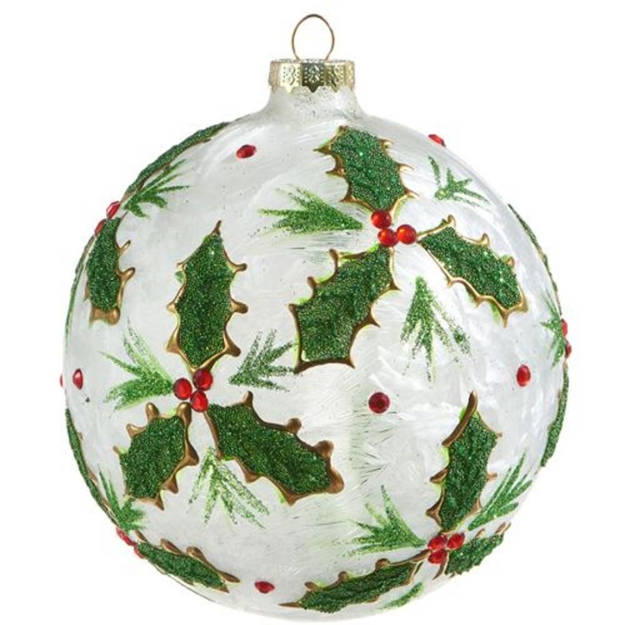 Cottage Kitchen RAZ IMPORTS Ornaments | Raz Import- Holly Leaf Ornament