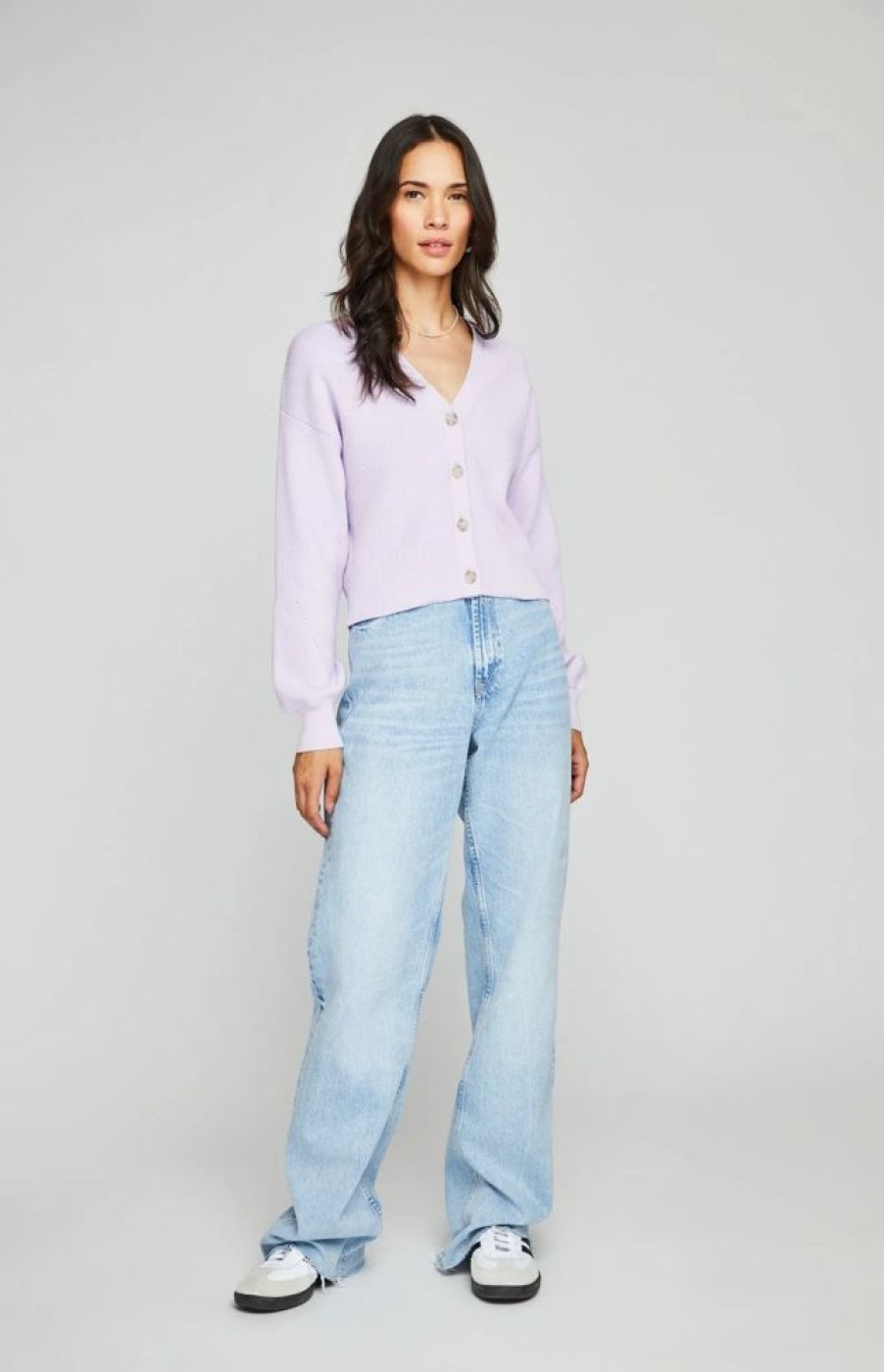 Women GENTLE FAWN Tops | Gentle Fawn- Orville Cardigan Lilac