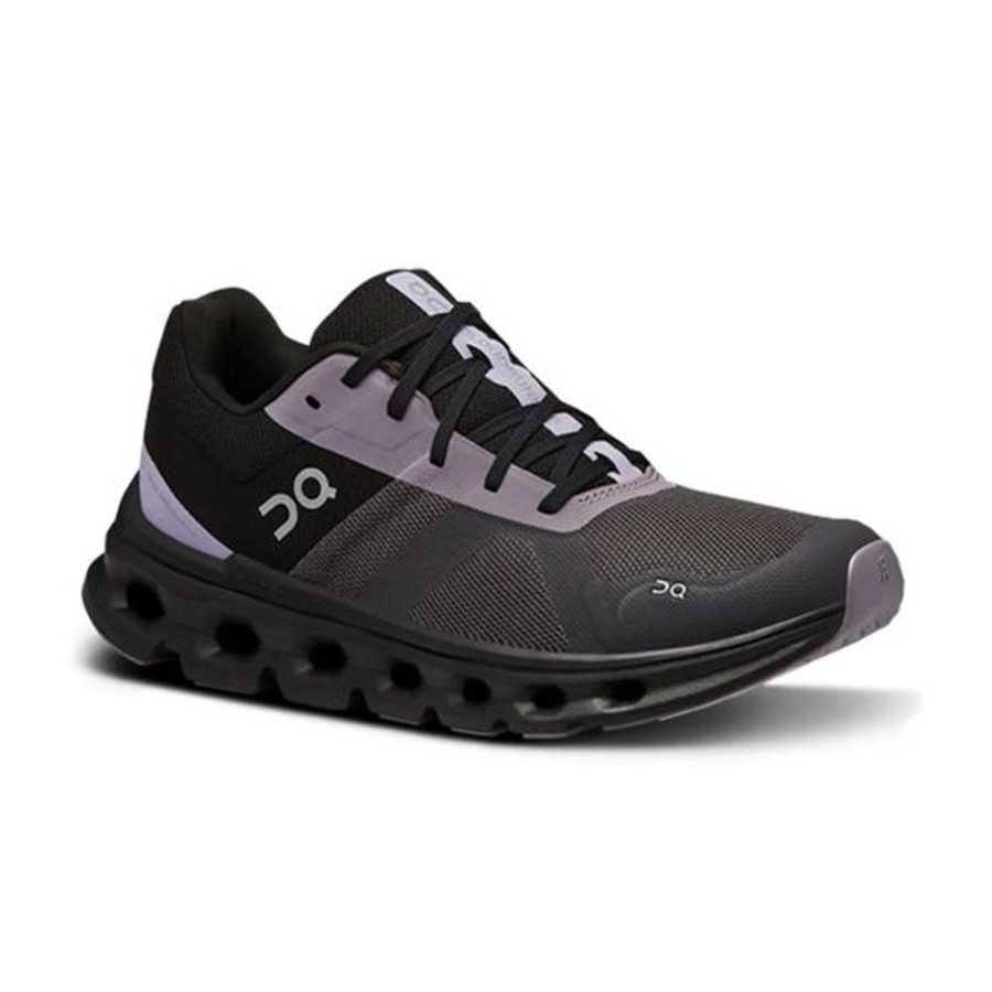 Women ON-RUNNING Sneakers | On-Running- Women'S Cloudrunner Athletic Shoe Iron-Blk