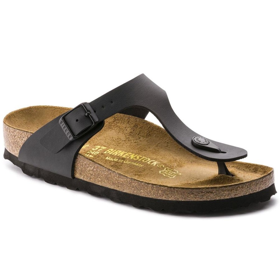 Women BIRKENSTOCK Sandals | Birkenstock- Women'S Gizeh Birko-Flor Black