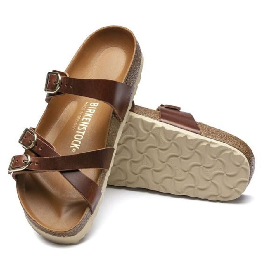 Women BIRKENSTOCK Sandals | Birkenstock- Women'S Franca Sandal Cognac