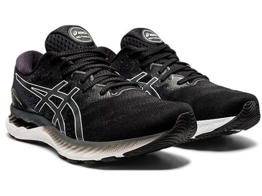 Men ASICS Athletic Footwear | Asics- Men'S- Gel-Nimbus 23 Athletic Shoe Black-White