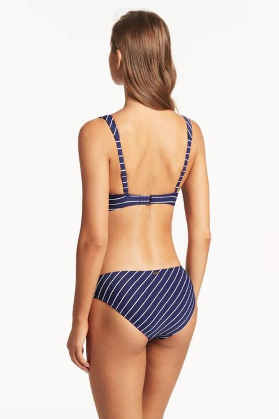 Women SEA LEVEL Bottoms | Sea Level- Ladies Shorline Swim Bottom Navy