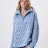 Women JOHN + JENN Tops | John + Jenn- Enzo Sweater Chambray