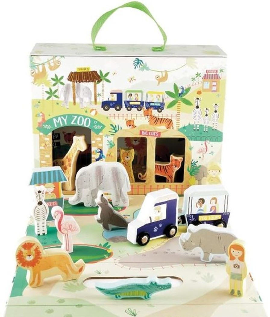 Kid FLOSS & ROCK Toys | Floss & Rock- Jungle Playbox