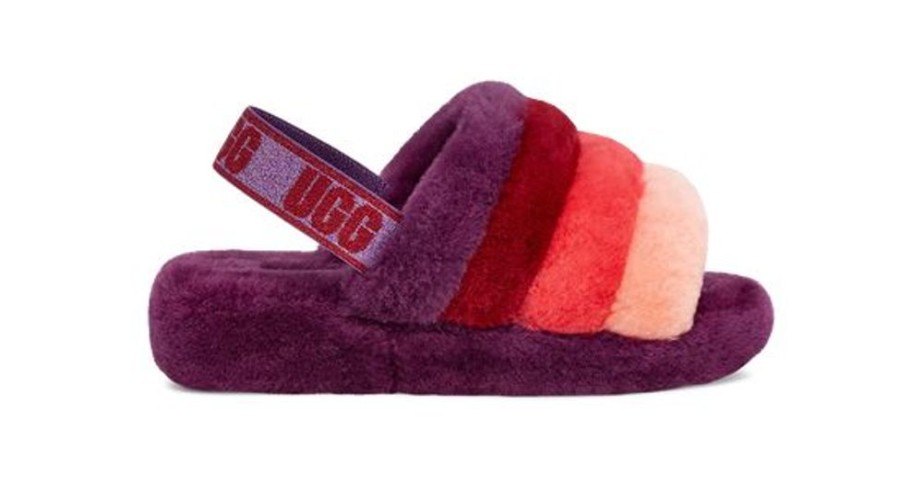 Women UGGS Slippers | Ugg- Women'S Fluff Yeah Slide Sweet Plum