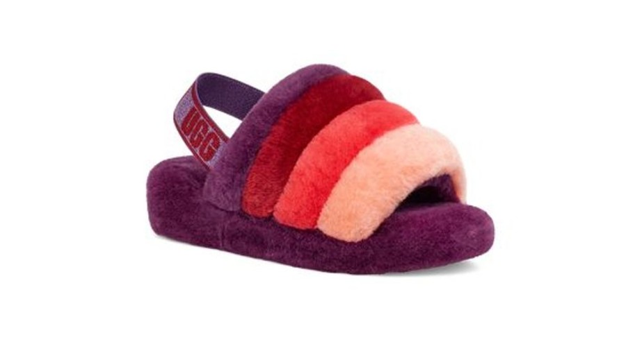 Women UGGS Slippers | Ugg- Women'S Fluff Yeah Slide Sweet Plum