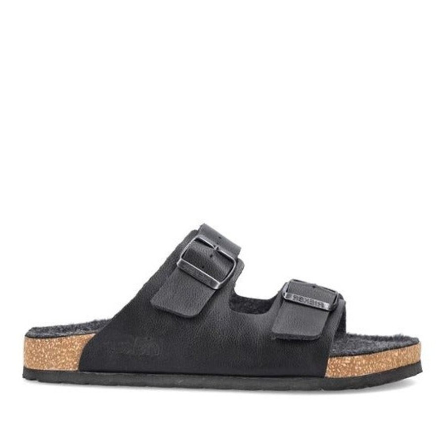 Men RIEKER Slippers | Rieker- Men'S 22191-00 Slipper Black