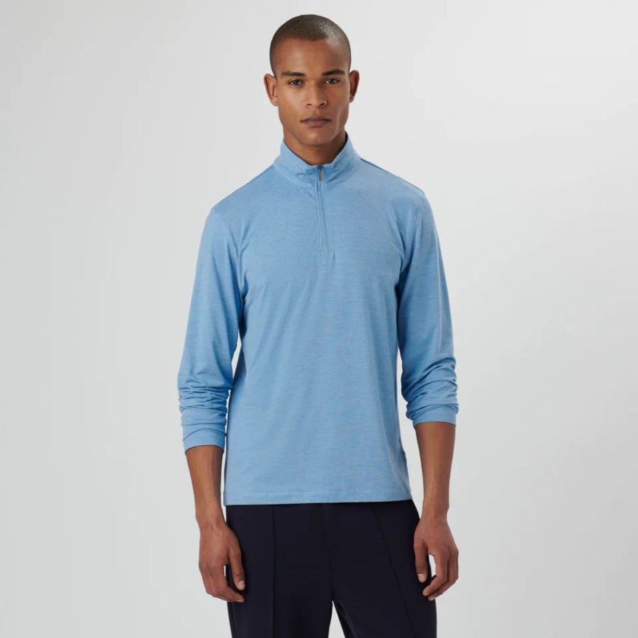 Men BUGATCHI Tops | Bugatchi- Men'S Uv50 Performance Pullover