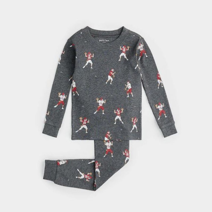 Kid PETIT LEM Sleepwear | Petit Lem- Big Kids Outdoorsy Print Pj Set