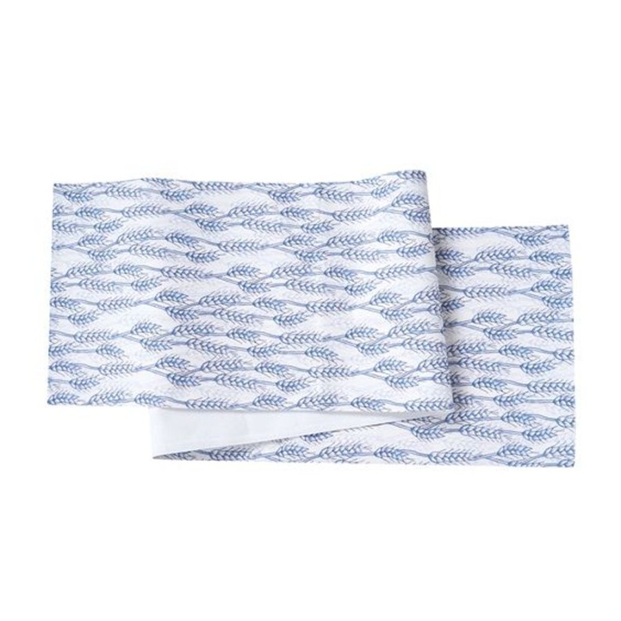 Cottage Kitchen C&F ENTERPRISES Decor | Carol & Frank- Blue Harvest Wheat Table Runner