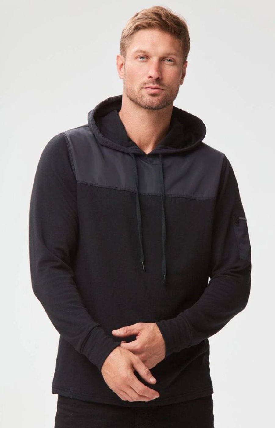 Men ALPNROCK Tops | Alp N Rock- Mens Rowan Ii Hoodie Black