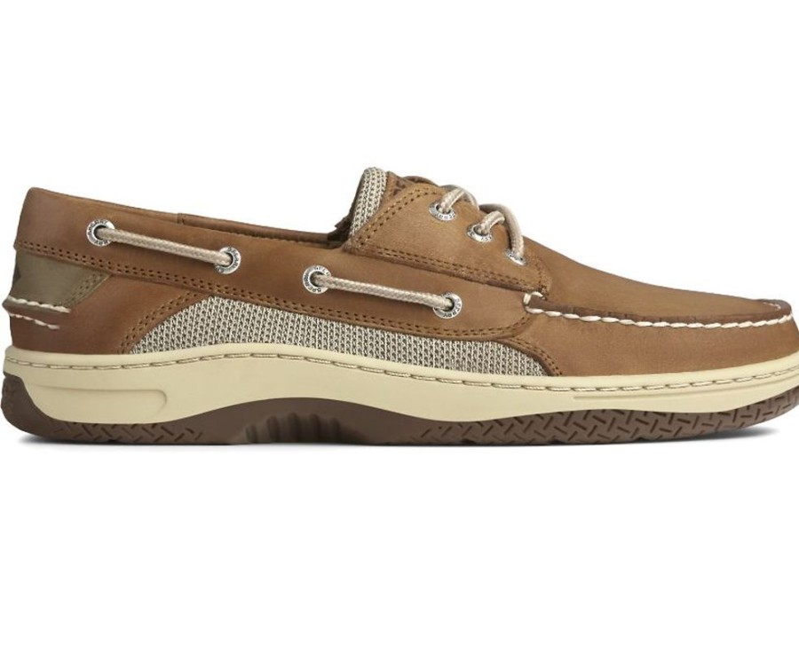 Men SPERRY Casual Footwear | Sperry- Men'S Billfish 3-Eye Boat Shoe Tan