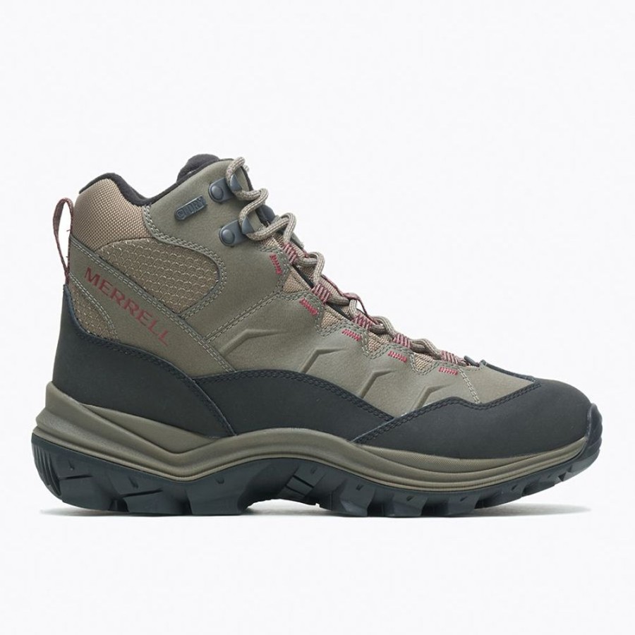 Men MERRELL Winter Boots | Merrell- Mens Thermo Chill Mid Winter Boot Grey