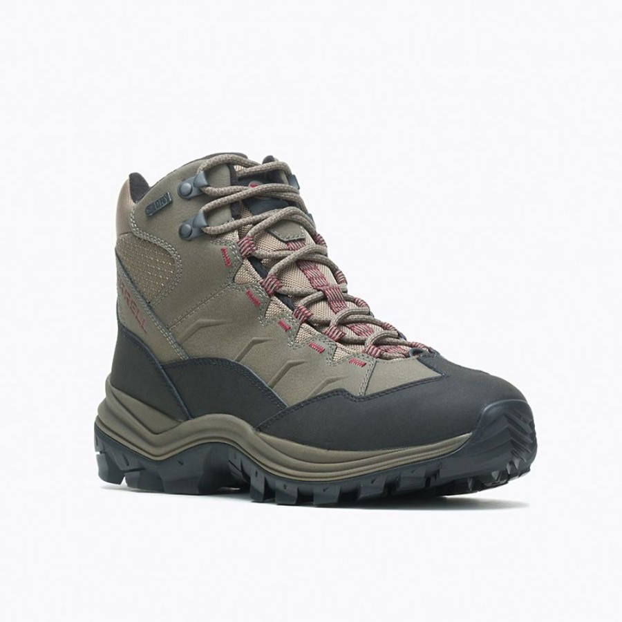 Men MERRELL Winter Boots | Merrell- Mens Thermo Chill Mid Winter Boot Grey