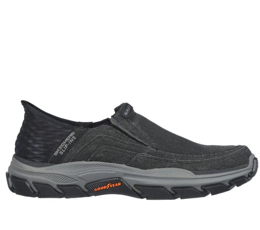 Men SKECHERS Casual Footwear | Skechers- Men'S Respected- Holmgren Shoe Black