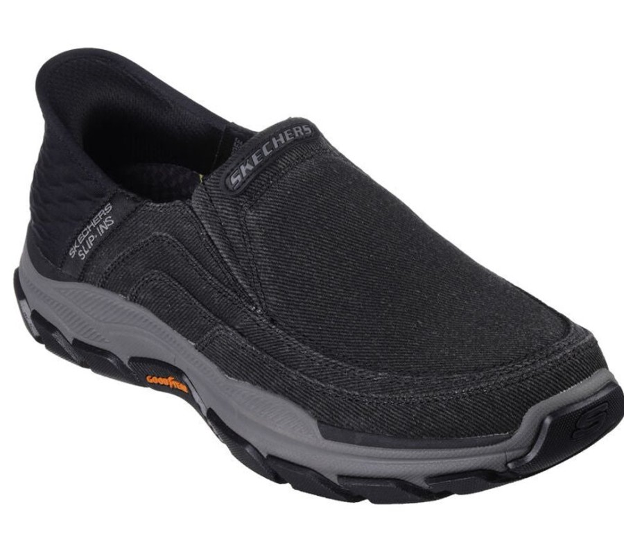 Men SKECHERS Casual Footwear | Skechers- Men'S Respected- Holmgren Shoe Black