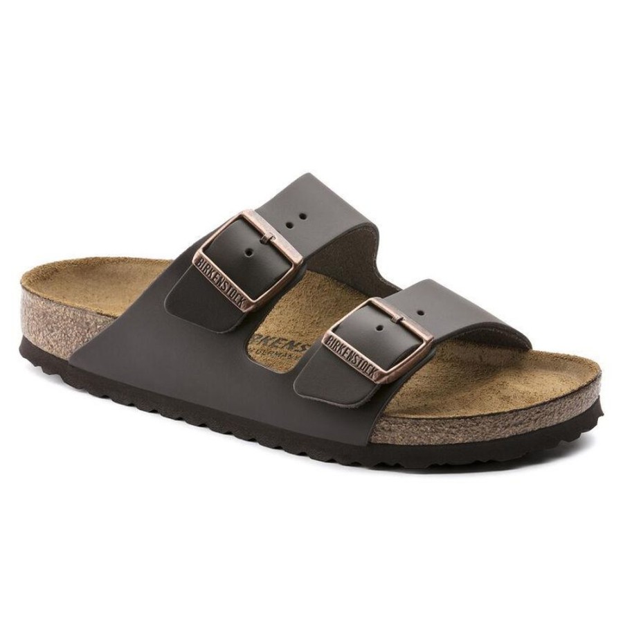 Men BIRKENSTOCK Sandals | Birkenstock- Arizona Natural Soft Footbed Sandal Brown