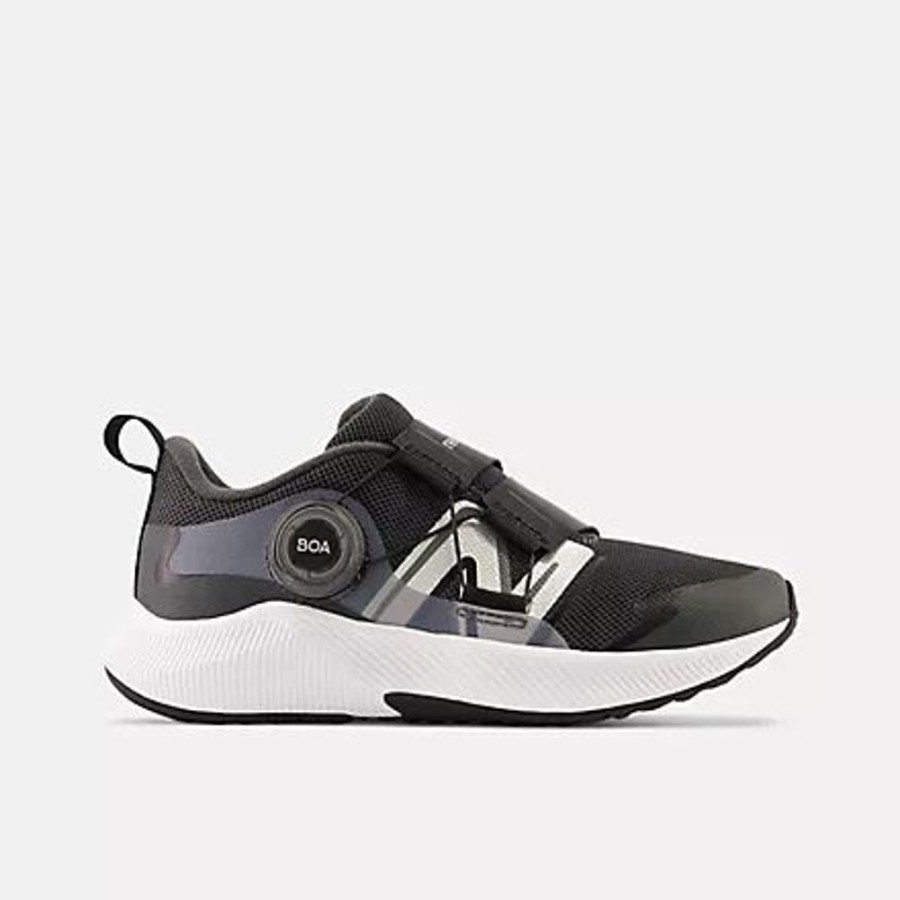 Kid NEW BALANCE Casual Footwear | New Balance- Kids Dynasoft Reveal V4 Boa Athletic Shoe Blacktop