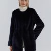 Women MOLLIOLLI Coats & Jackets | Molliolli- Women'S Anna Coat Dark Navy