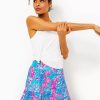 Women LILLY PULITZER Bottoms | Lilly Pulitzer- Luxletic Fara Skort Cumulus Blue