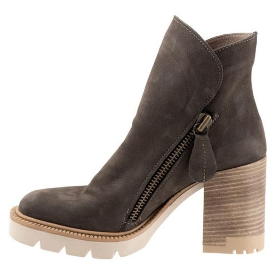 Women BUENO Casual Footwear | Bueno- Women'S Elliot Boot Stone Nubuck