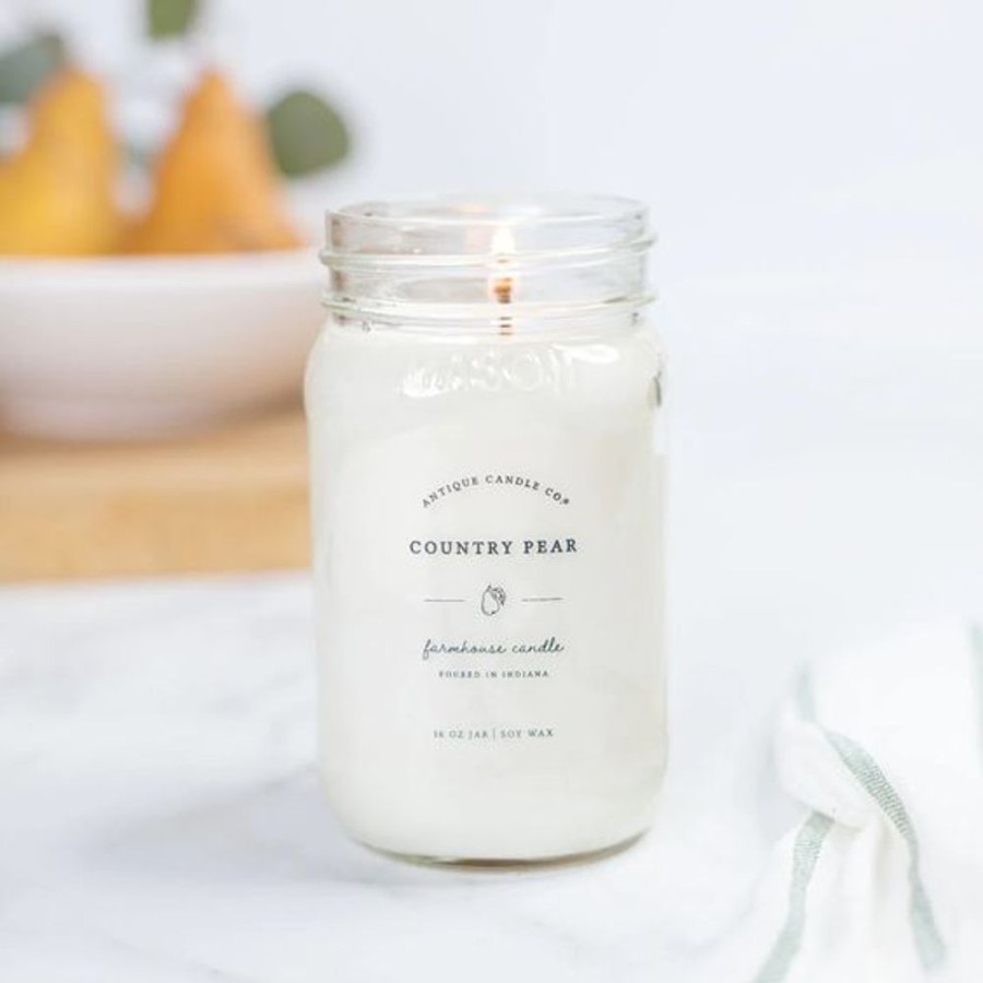 Cottage Kitchen ANTIQUE CANDLE CO Candles | Antique Candle Co- Country Pear 16 Oz Candle