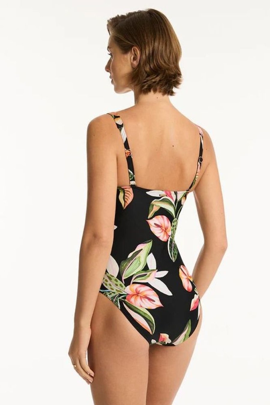 Women SEA LEVEL One Piece | Sea Level- Ladies Sundown Twist Front One Piece Swimsuit