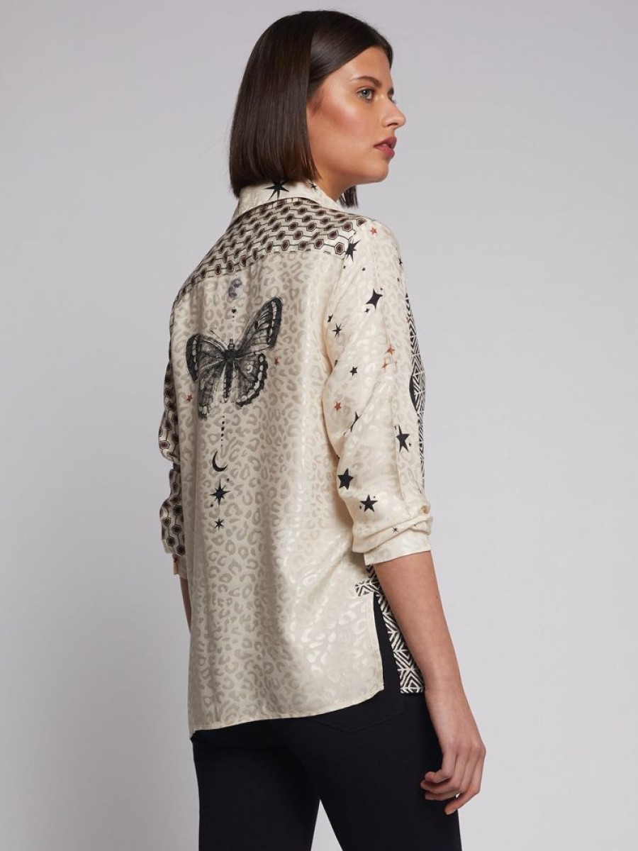 Women VILAGALLO Tops | Vilagallo- Irina Shirt Beige