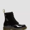 Women DR. MARTENS Casual Footwear | Dr. Martens- 1460 Women'S Patent Leather Lace Up Boots Black